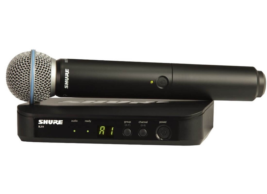 Shure - Sistema Inalámbrico BLX de Mano Beta 58A Mod.BLX24/B58_1