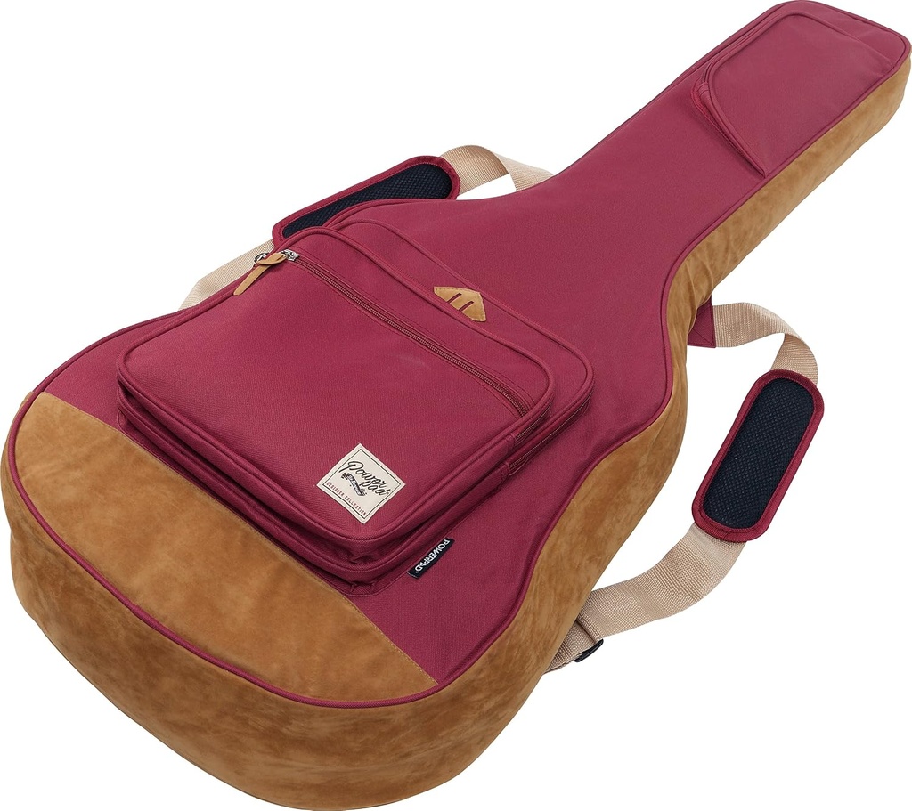Ibañez - Funda Powerpad para Guitarra Acústica, Color: Vino Mod.IAB541-WR_2