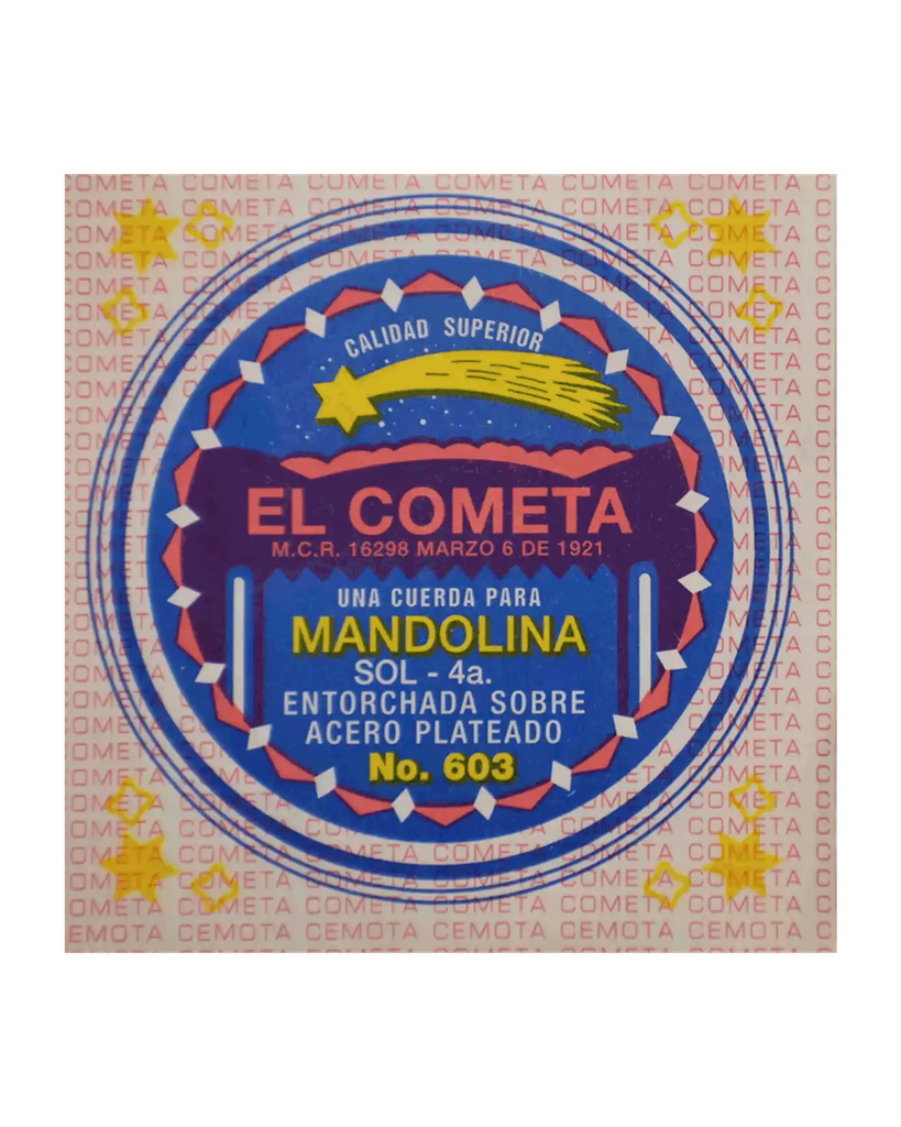 El Cometa - Cuerda Para Mandolina, 4A., Entorchado Cobre Plata Sobre Acero Estañado Mod.COMA-603-6_2
