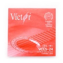 Victor - Cuerda Para Guitarra Clasica, 4A., Entorchado Tumbaga Dorado Con Borla Mod.VCGS-24-6