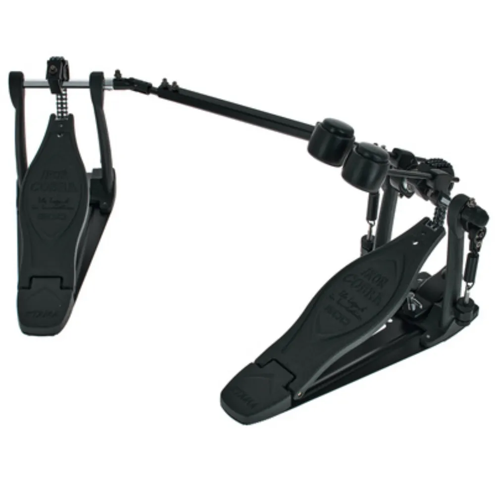 Tama - Pedal Doble Iron Cobra Para Bombo, Negro Mod.HP600DTWMB