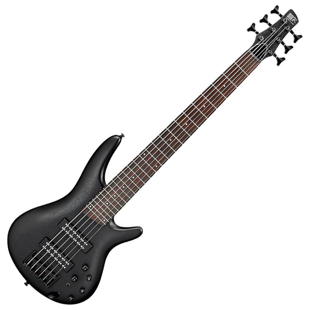 Ibañez - Bajo Eléctrico SR de 6 Cuerdas, Color: Negro Veteado Mod.SR306EB-WK
