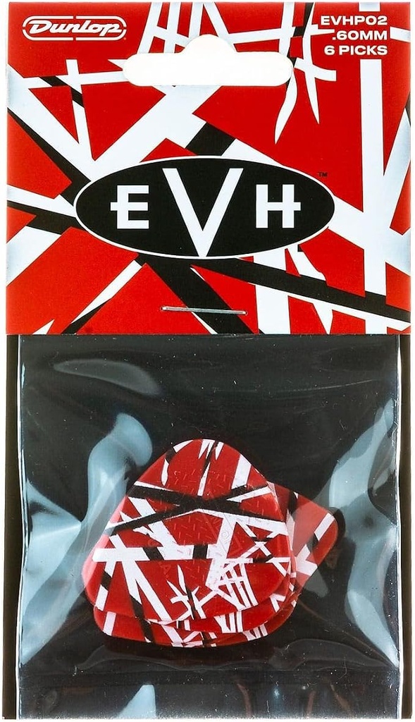 [IMP0377] Dunlop - 6 Plumillas Van Halen, Frankestein Mod.EVHP02