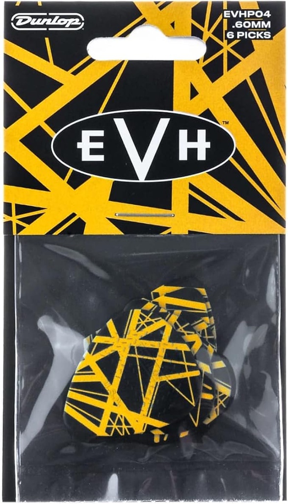 [IMP0379] Dunlop - 6 Plumillas Van Halen, VHII Mod.EVHP04